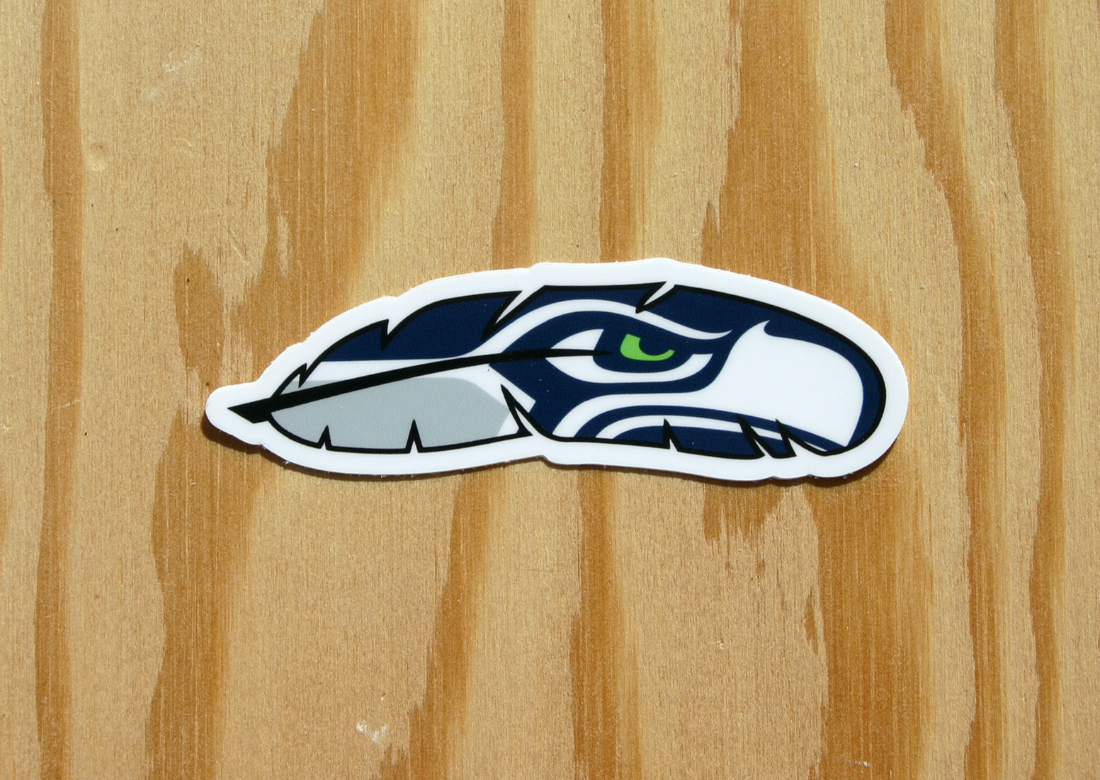 Discovery Stickers - Wholesale Sticker - Seattle Seahawks Logo Feather Vinyl Sticker5