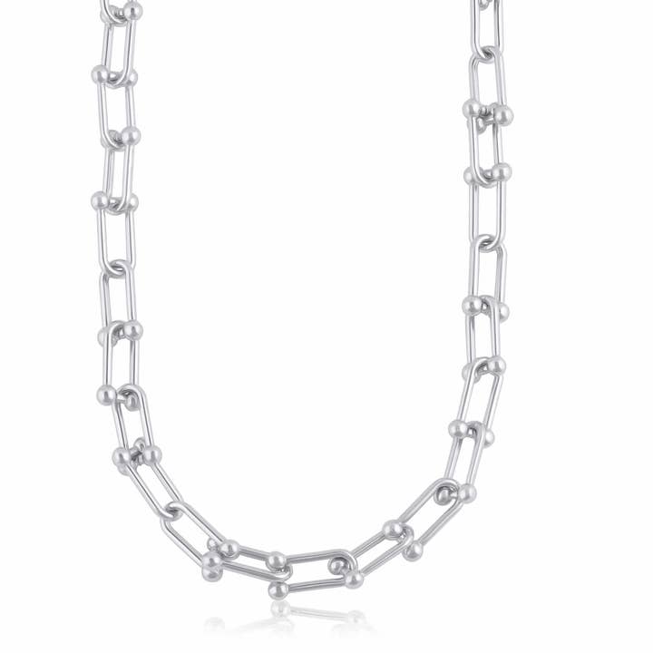 Renata Statement Chunky Chain Necklace for wholesale by Big Metal London