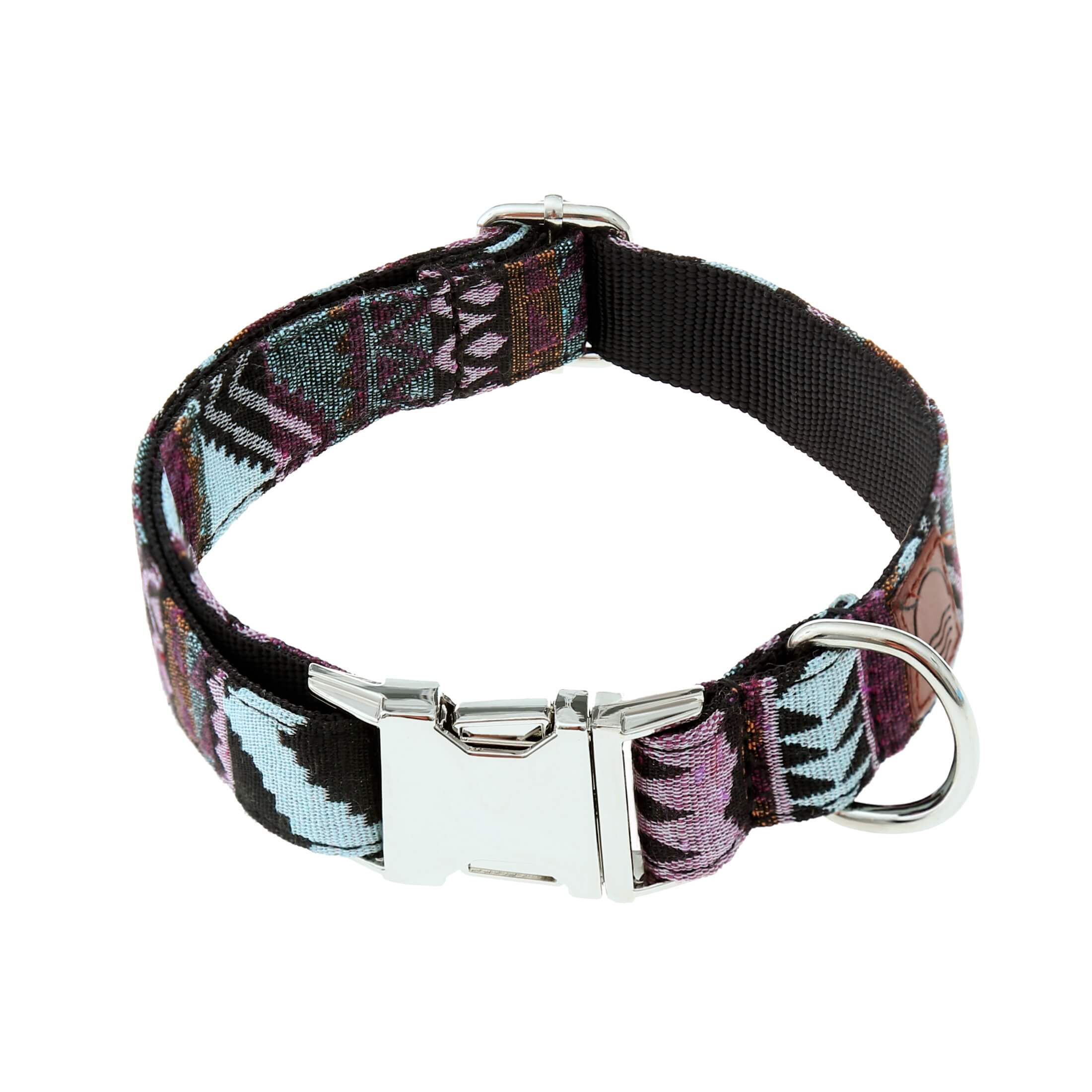 Made By Nami - Wholesale Pet Collar - Dog - Boho Dog Collar - Purple1