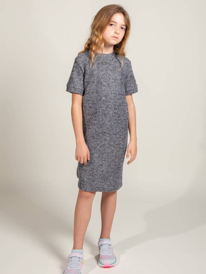 Vestido Suave de Malha para Menina por atacado de Mika Jaymes