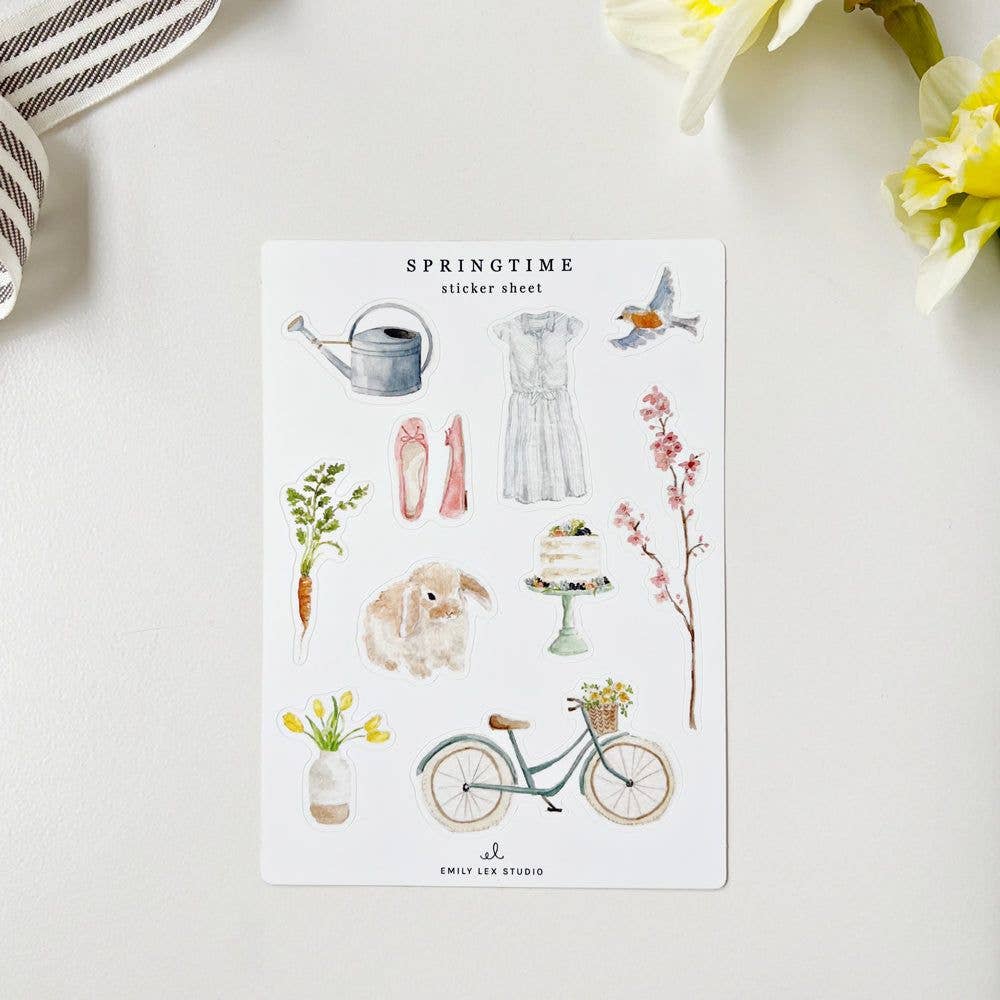 emily lex studio - Venta al por mayor Pegatina - hojas de pegatinas de primavera2