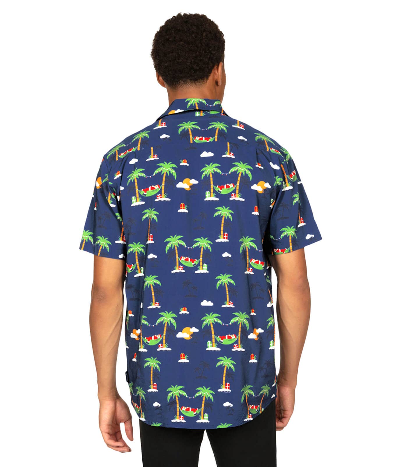 Tipsy Elves – Großhandel Hemd mit Button-down-Kragen – Herren – Hängematten-Urlaubshemd mit Knöpfen - Herren-Urlaubs-Hawaiihemd2