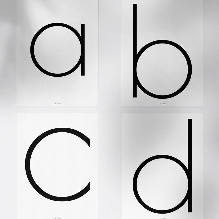 tacto studio - Wholesale Art print - Letters sheet4