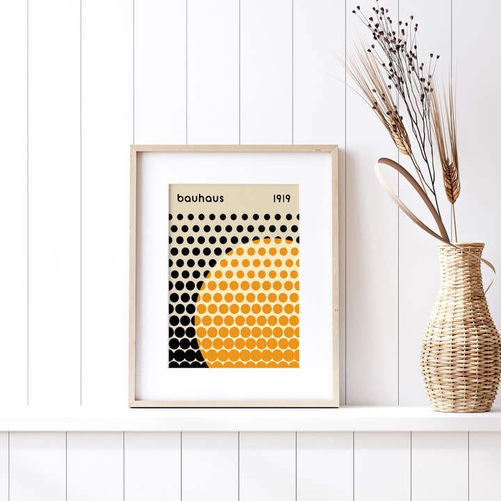 Sugar & Canvas – wholesale Konsttryck – Bauhaus 1919 Geometriska cirklar Konsttryck | Bauhaus Ausstellu