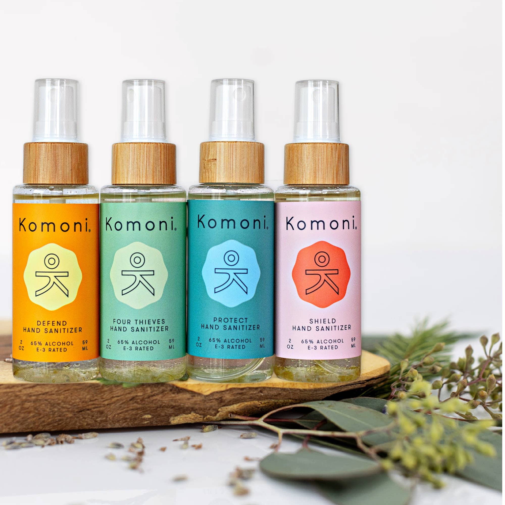 Komoni Natural Wellness + BodyCare - Wholesale Hand Sanitizer - DEFEND Instant Hand Sanitizer - NO RINSE1