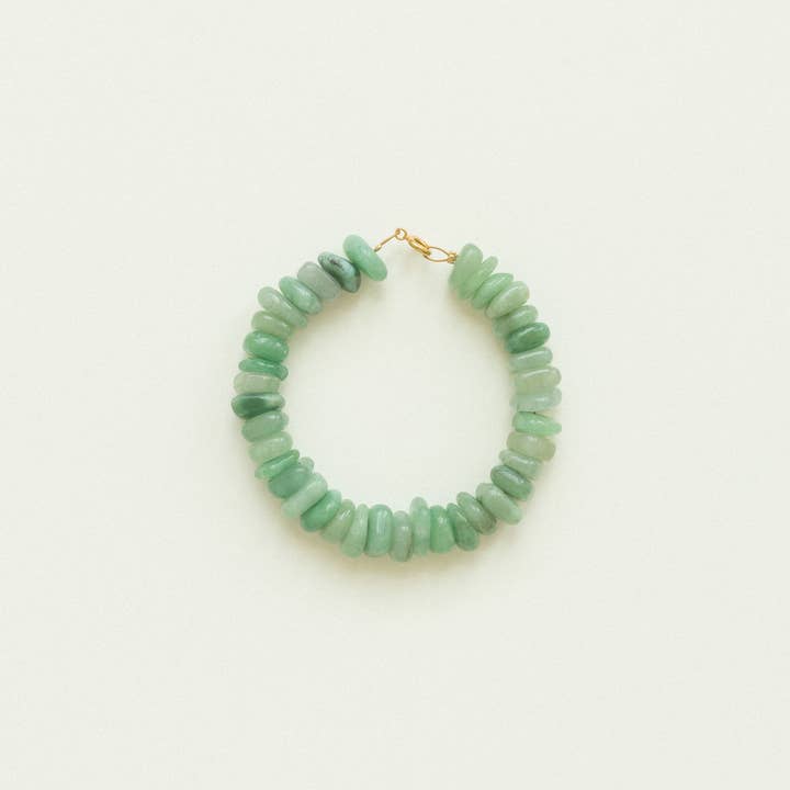 Land of Palms - Wholesale Beaded Bracelet - Jade - Green Aventurine Beaded Bracelet