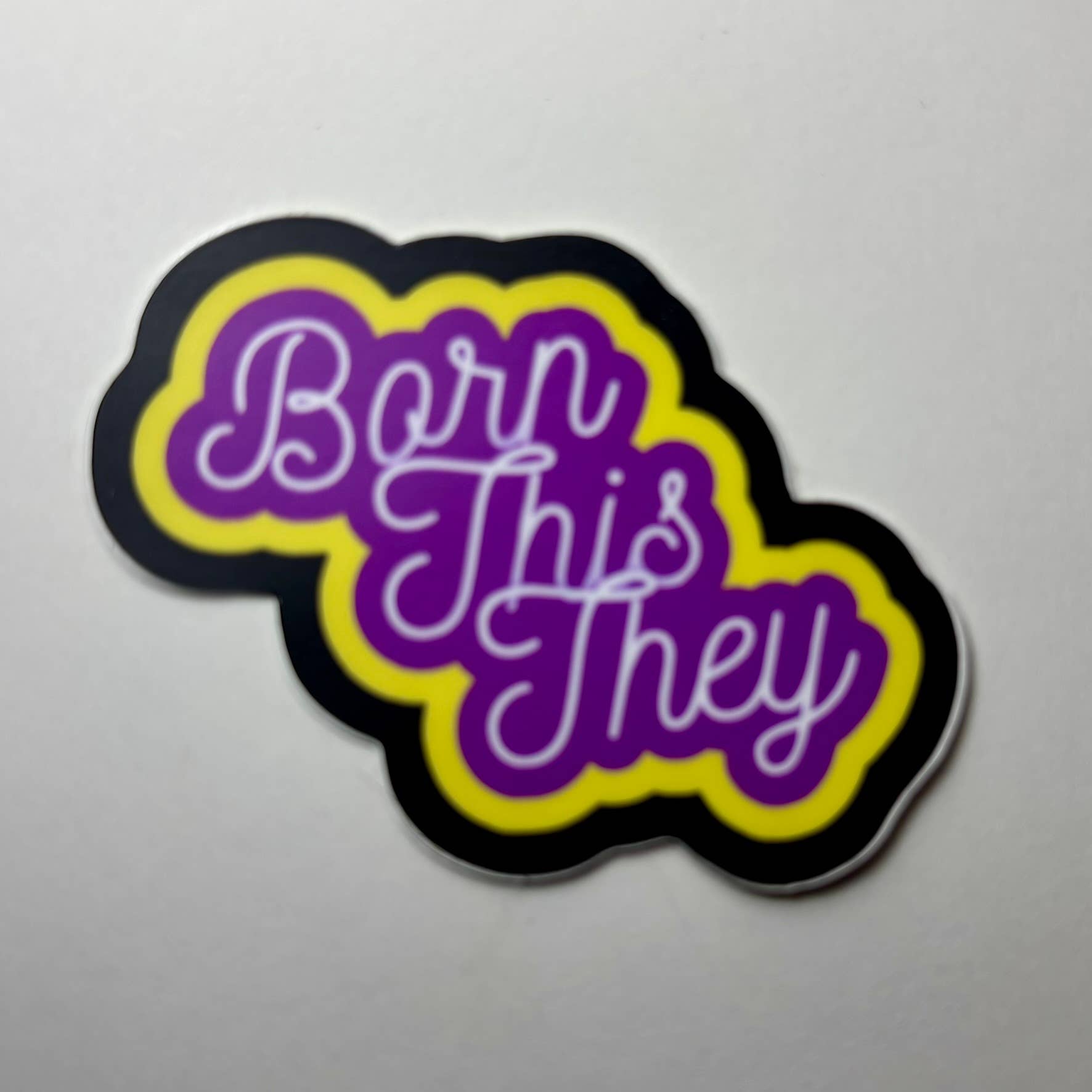 Own Your Pride - Wholesale Sticker - Born This Way Non-Binary Sticker1