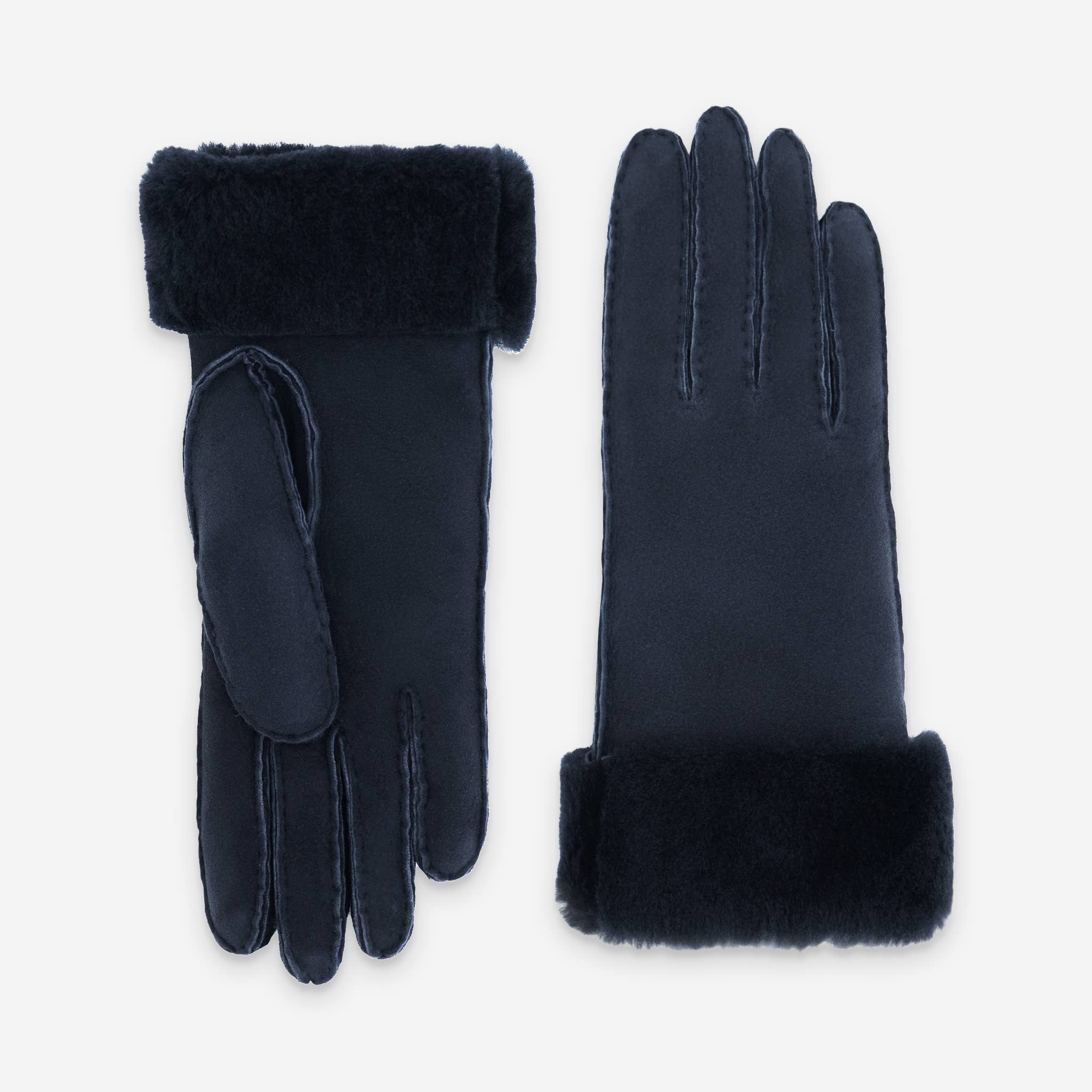 Glove Story - Vendita all'ingrosso Guanti - Donna - Guanti da donna in pelle di montone 100% con fodera in shearling - 21429SH7