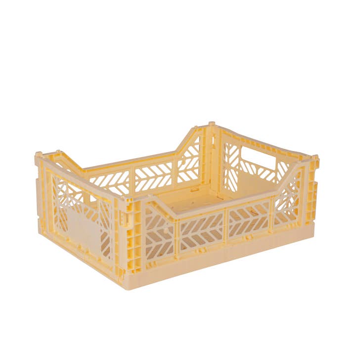 Aykasa - Wholesale Keukenopslag/organizer - Aykasa vouwkratten banaan — BUNDELTJE VAN 6 STUKS