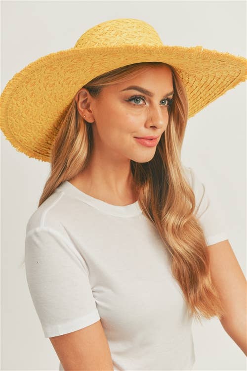 MYS Wholesale Inc - Wholesale Straw Hat - Women's - Solid Summer Floppy Sun Hat35