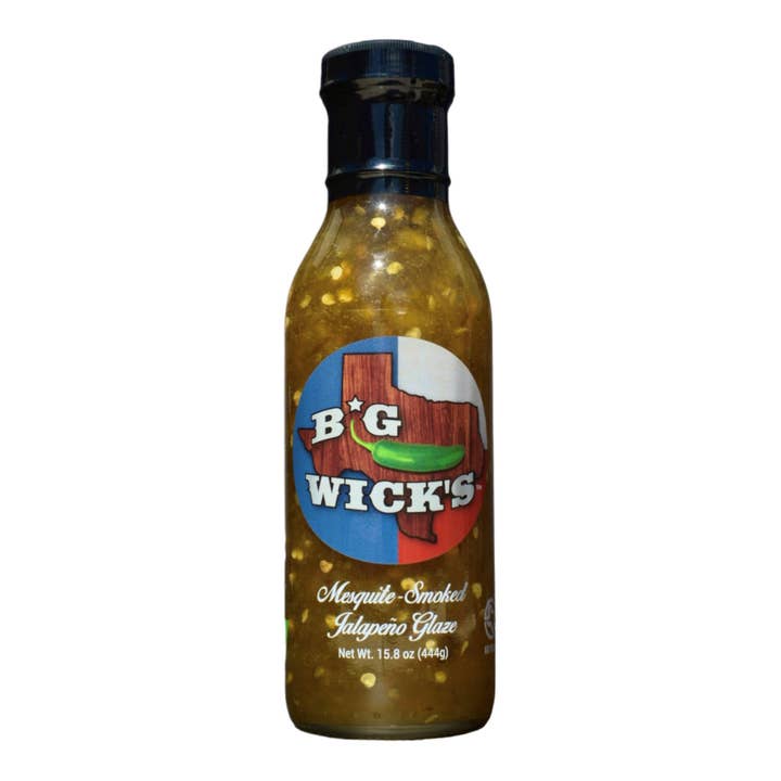 Big Wick's Original Mesquite Smokes Jalapeno Glaze for wholesale by Big Wick's