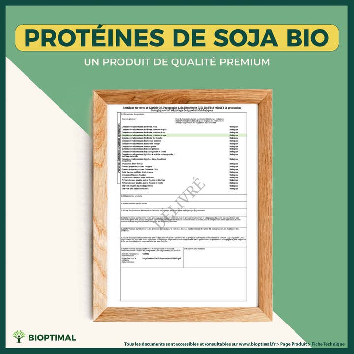 Bioptimal – wholesale Protein-/superfoodpulver – Ekologiskt sojaproteinpulver från Bioptimal13