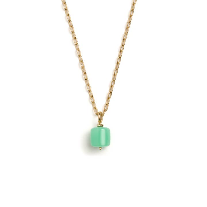 Soteria Chrysoprase Charm for wholesale by Selin Kent
