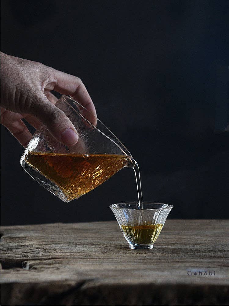 Gohobi （We cover U.S. import duties） - Venta al por mayor Taza de café/té - Taza de té de vidrio con diseño floral hecha a mano por Gohobi14