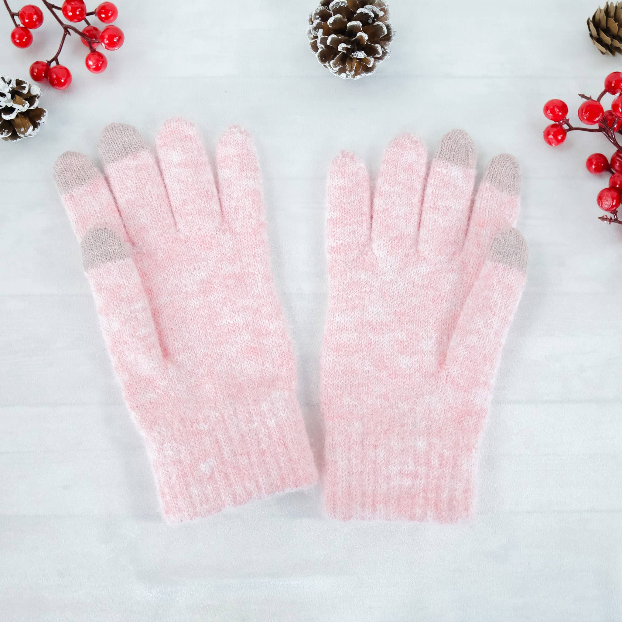 Karma Nepal Crafts - Wholesale Gloves - Unisex - Unisex  Solid Winter Touch Screen  Gloves with Fleece Lining5