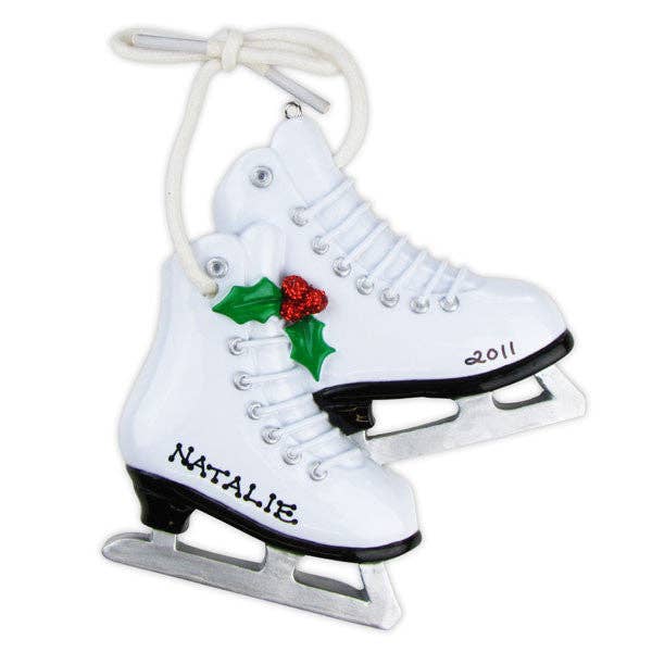 Figure Skates Personalized Ornament for wholesale by PolarX Ornaments