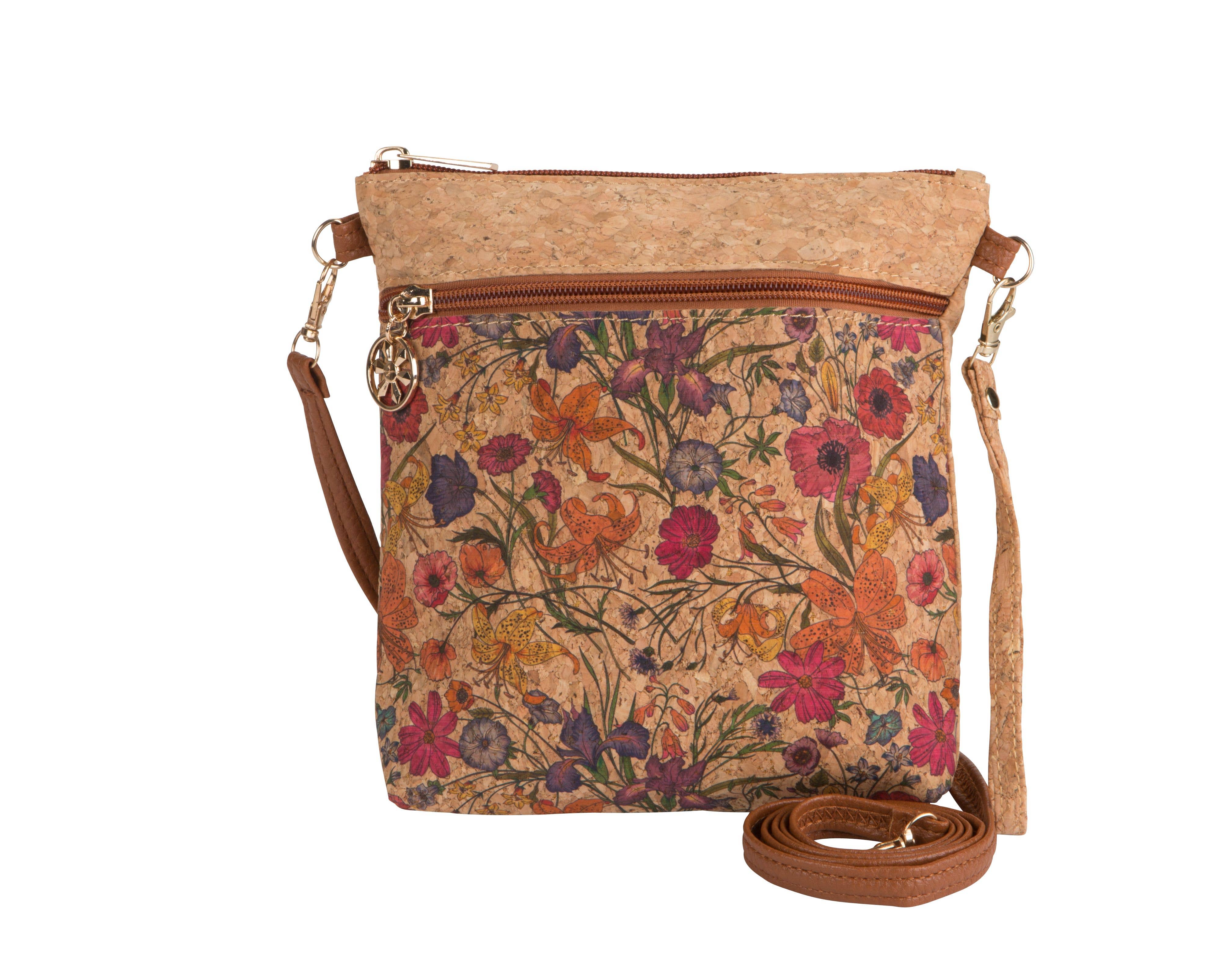 Kaleidoscope Accessories - Vente Sac à bandoulière – femme - Sac Vertical en Liège à Bandoulière, 6 Assortis1
