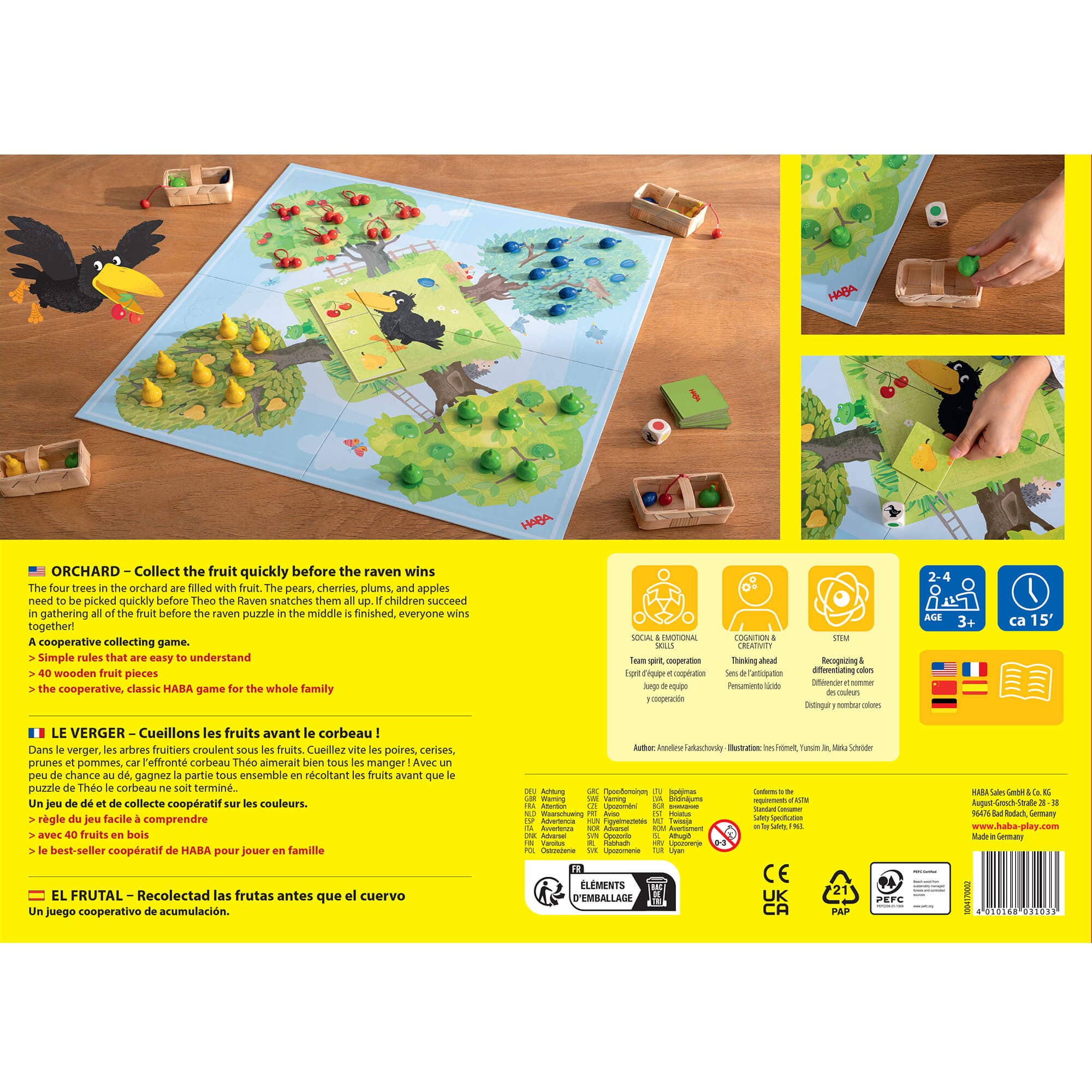 HABA USA - Wholesale Board Game - Orchard Cooperative Board Game7