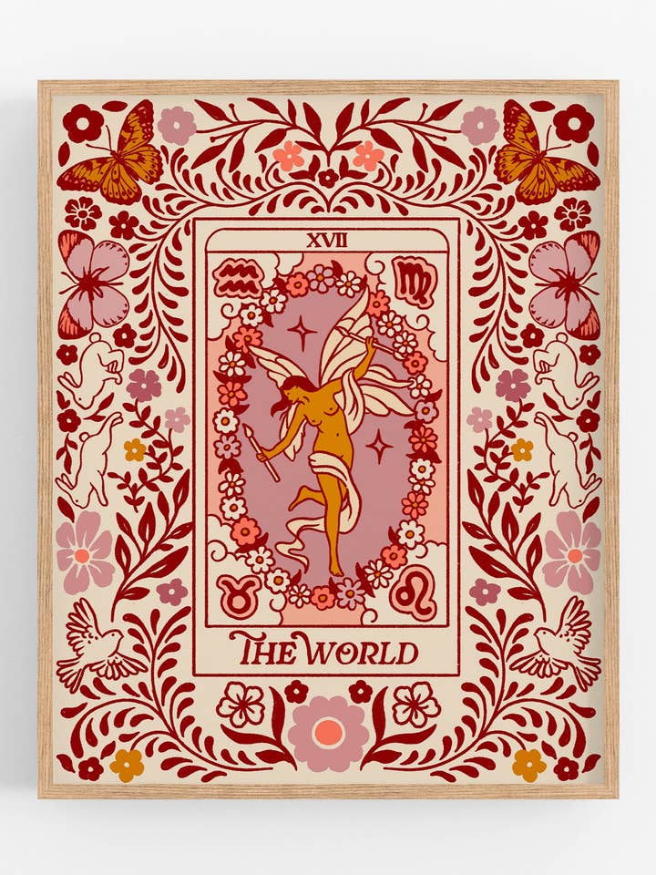 The World Tarot Print for wholesale by Kira Cyan