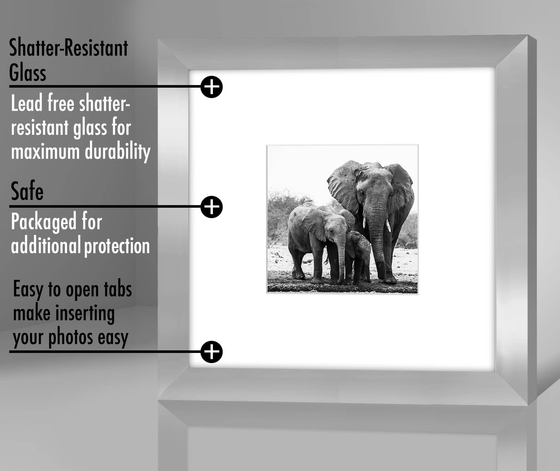 Americanflat - Wholesale Picture Frame - Americanflat Picture Frame with Mat Standard Molding37