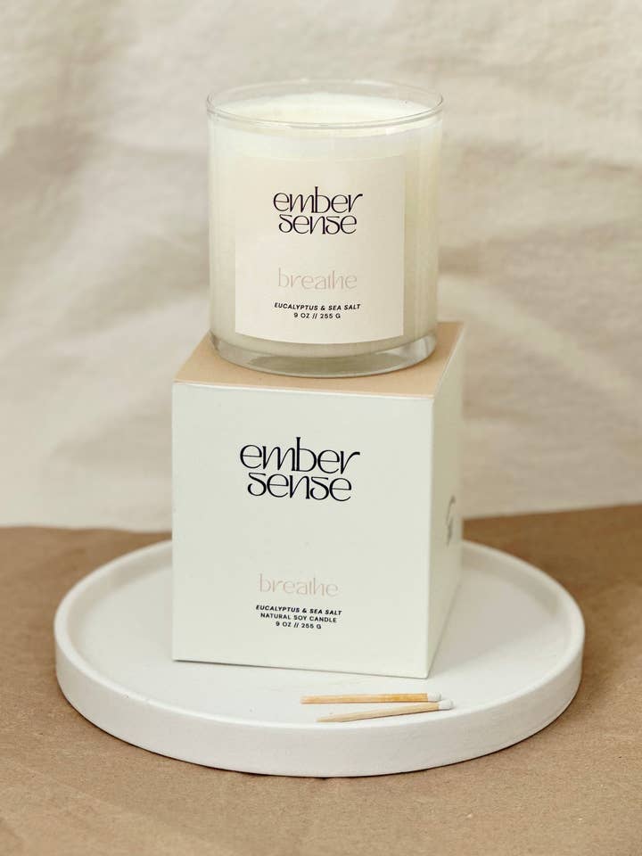 RESPIREZ - EUCALYPTUS ET SEL MARIN pour la vente par Ember Sense