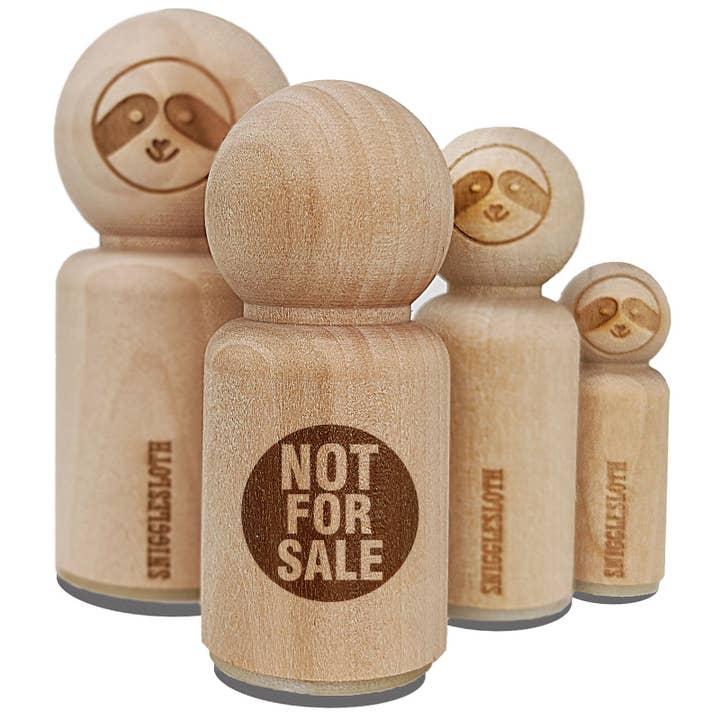 Not For Sale Rubber Stamp for Stamping Crafting Planners for wholesale by Sniggle Sloth