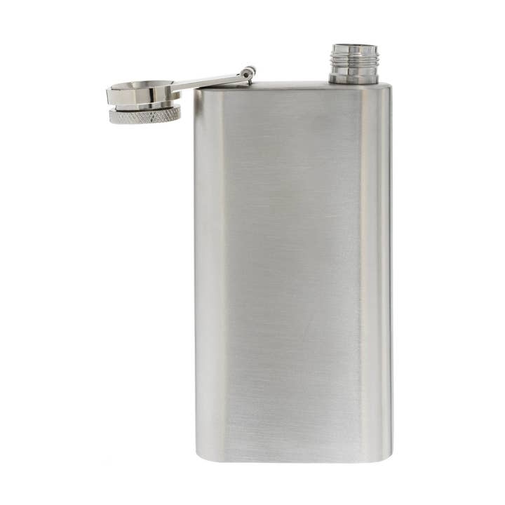 6 oz Silver Stainless Steel Pocket Flask for wholesale by Creative Gifts International Inc.