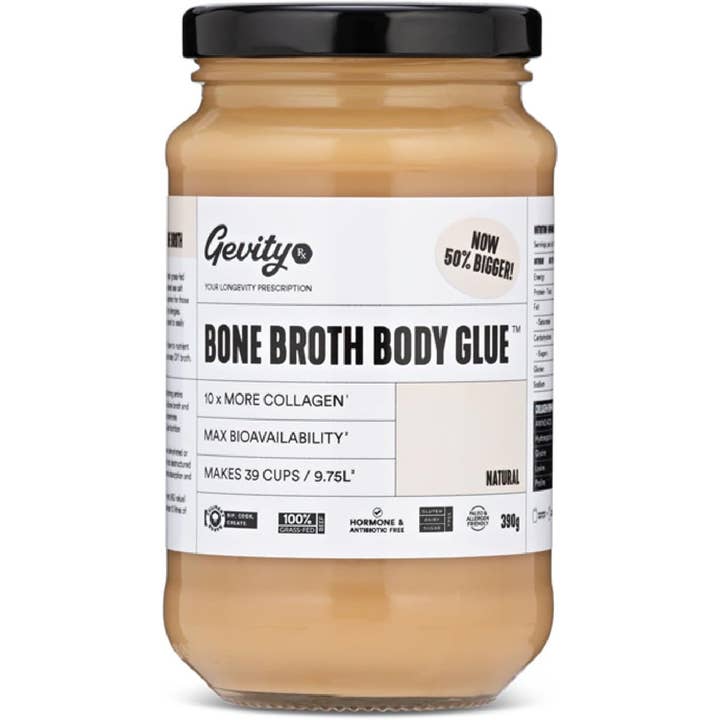 Natures Basket - Wholesale Oral Supplement/Vitamin - Gevity Rx Bone Broth Body Glue Natural 390g