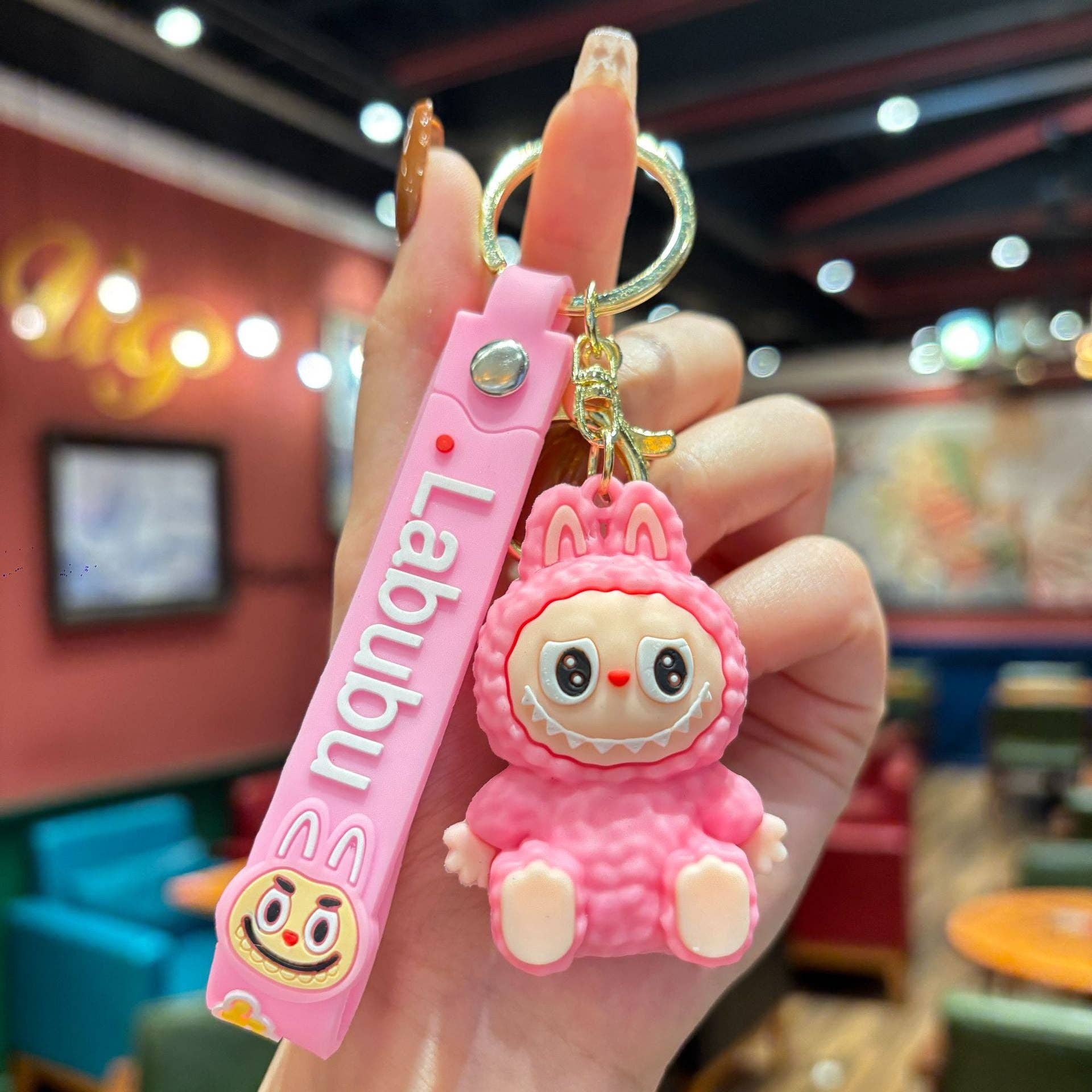Little Trendy - Wholesale Keychain - Women's - Cute Silicone cute monster Keychain Bag Pendant4