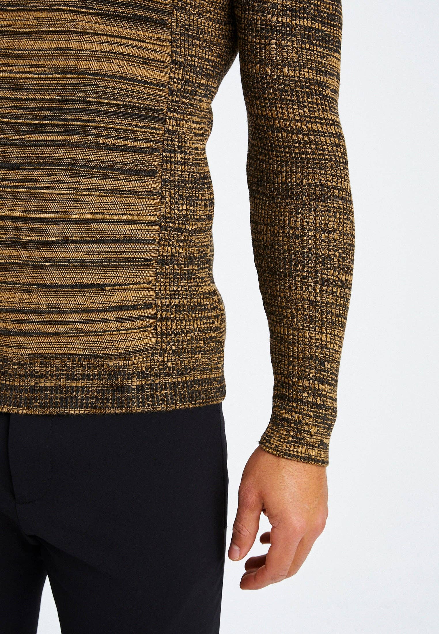 Leif Nelson GmbH - Wholesale Knit Sweater - Men's - Men's Knit Sweater Fine Knit Shawl Collar LN-153510
