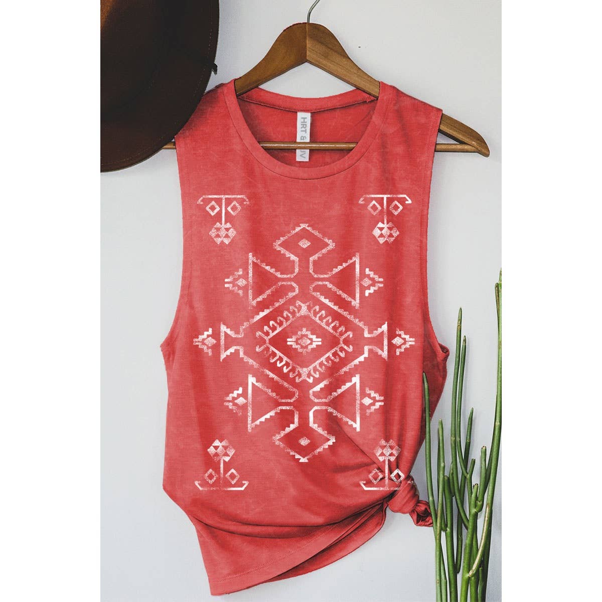 HRTandLUV - Wholesale Tanktop - Dames - AZTEK TANKTOP MET MINERALE PRINT3