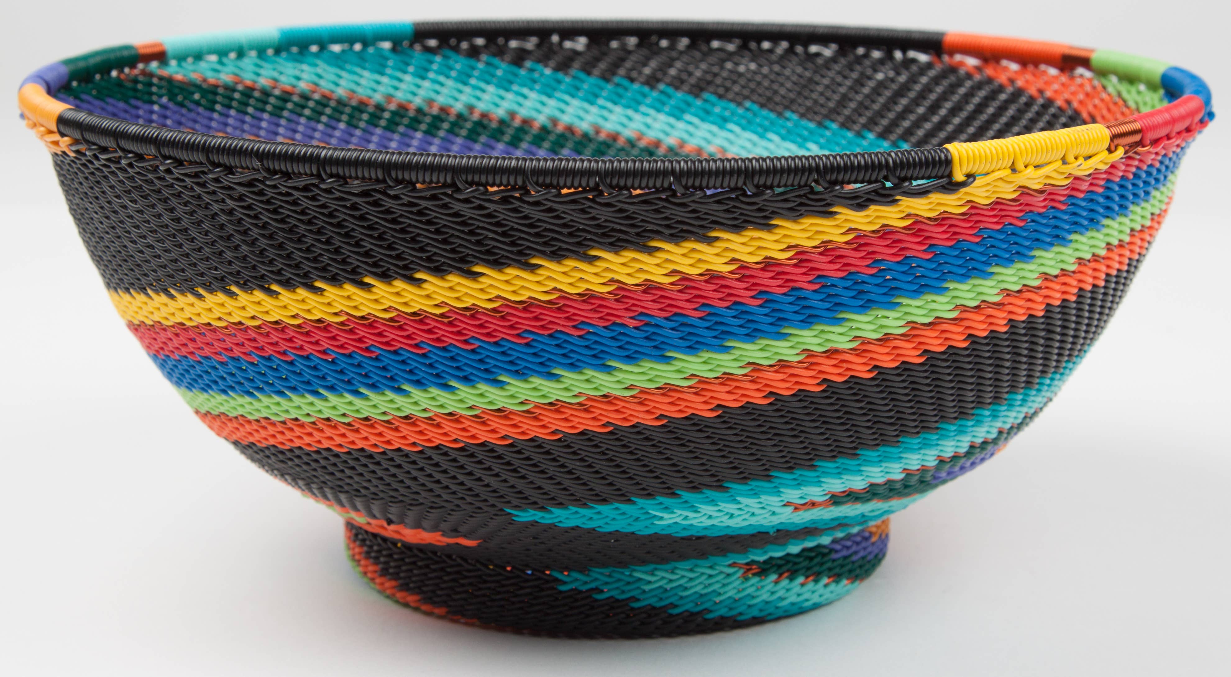 Bridge for Africa - Wholesale Decorative Plate/Dish/Bowl - TW Collection - African Rainbow3