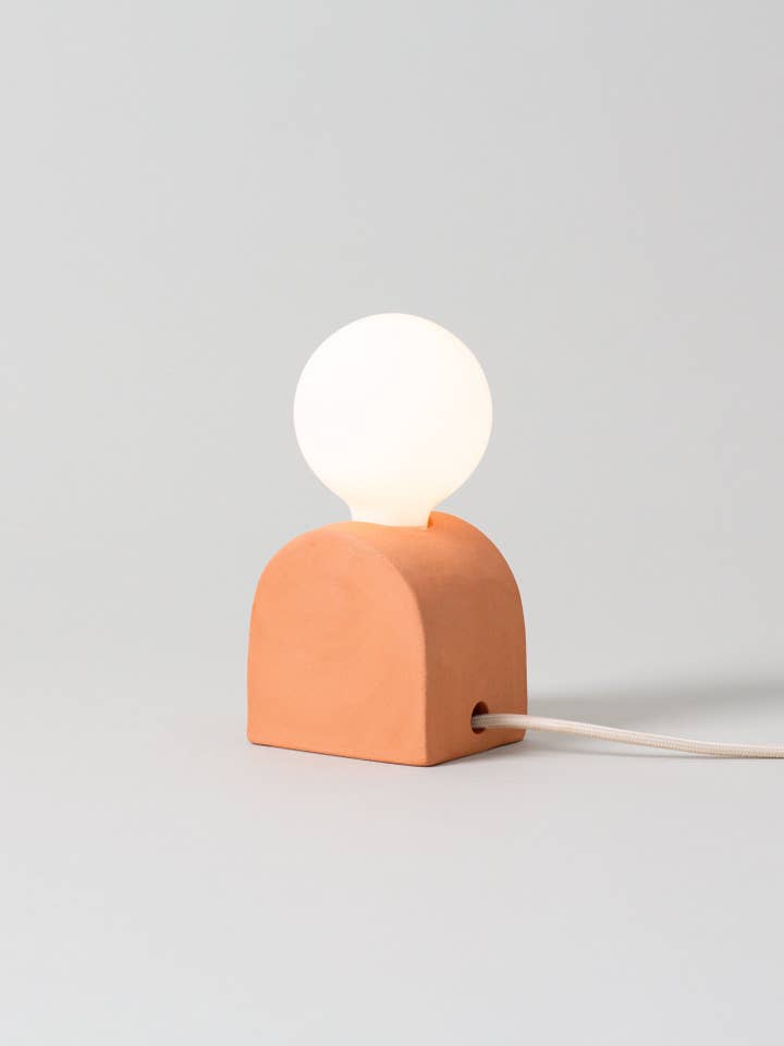 Mima Table Lamp, Terracotta for wholesale by Virginia Sin