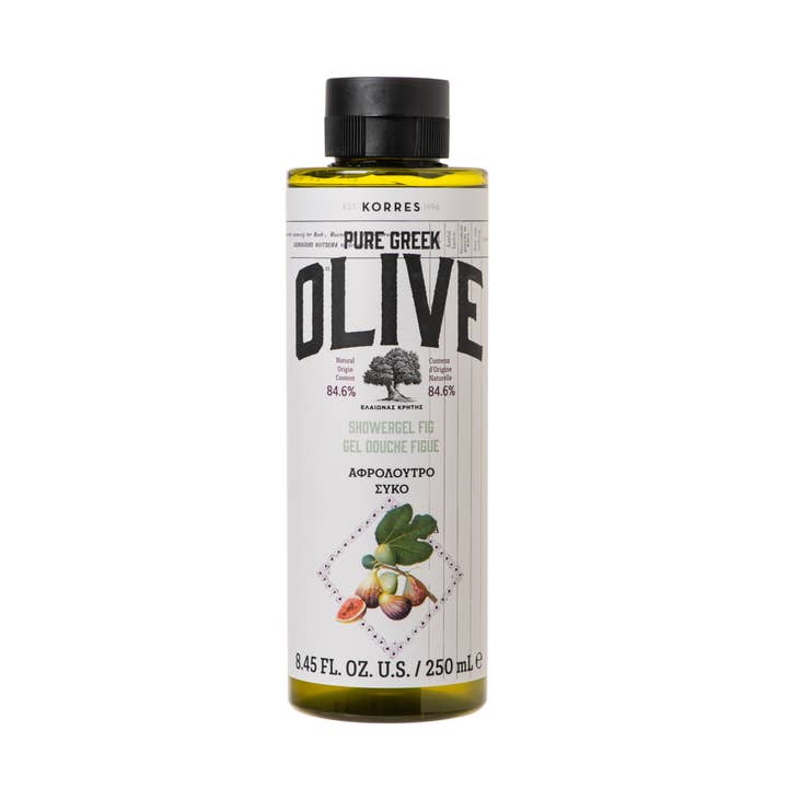 Pure Greek Olive Shower Gel Fig for wholesale by KORRES USA LTD