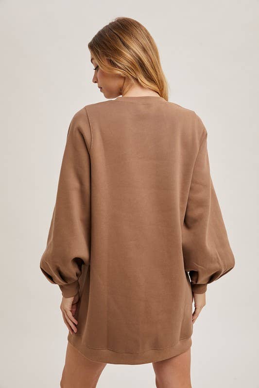 Vanilla Monkey - Vendita all'ingrosso Vestito - Donna - Felpa oversize con maniche a bolle2