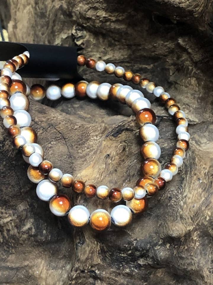 FUSSKETTE KASTANIE für den Großhandel von Borabeads