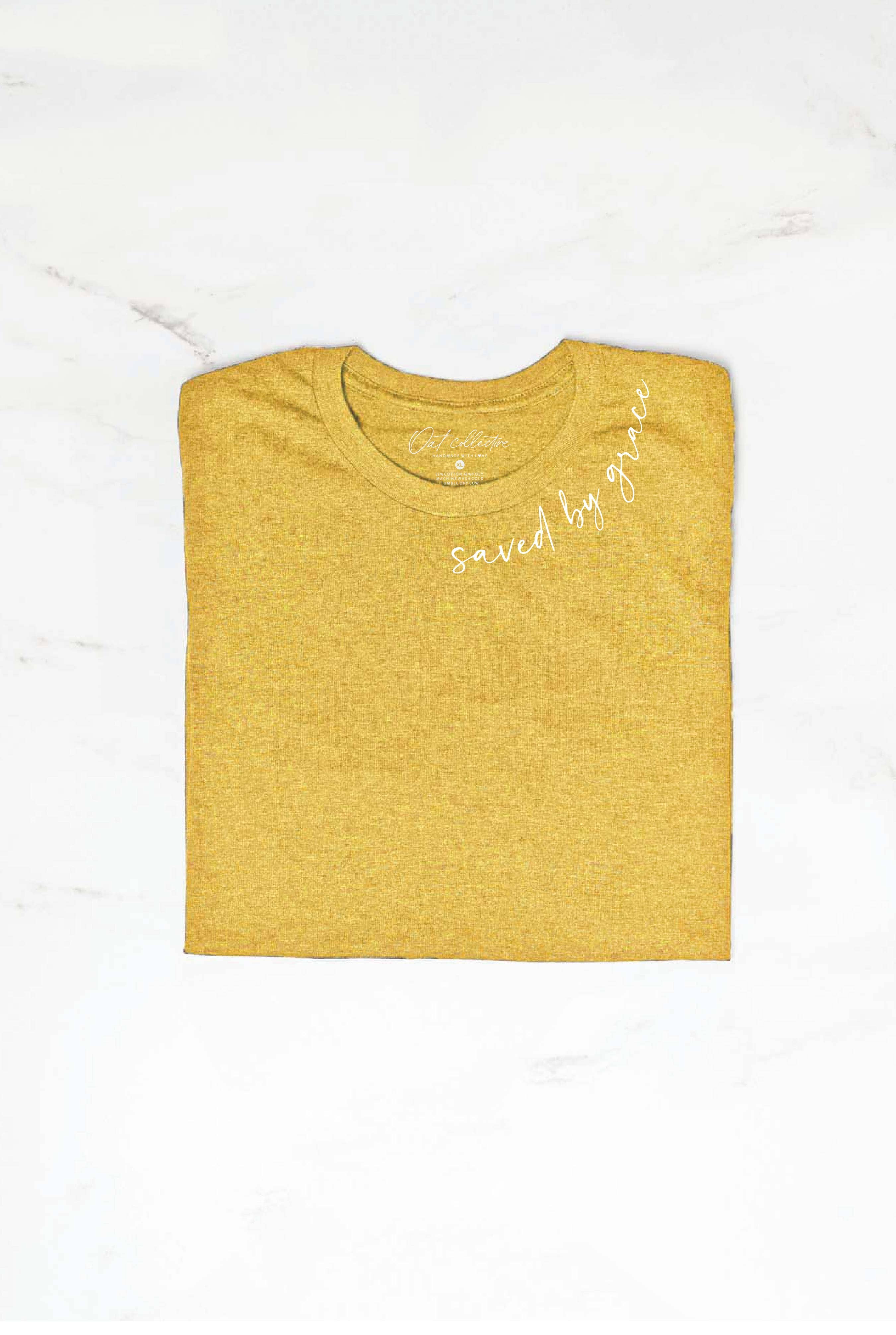 OAT COLLECTIVE - Vente T-shirt sérigraphié – femme - T-shirt graphique SAVED BY GRACE2