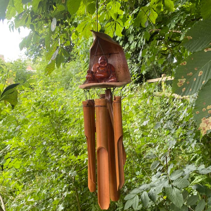 30Cm Happy Buddha Windchime for wholesale by Minster Stylish Living Ltd