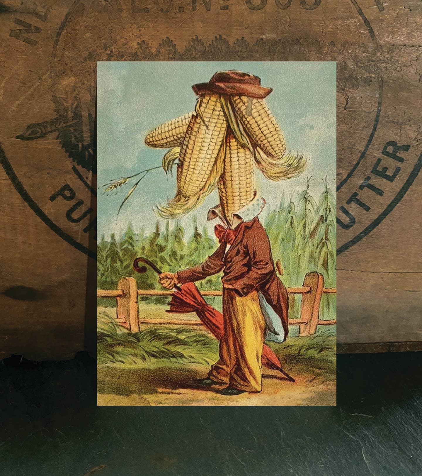 Irreverent Cards for Challenging Times - Wholesale Postcard - Corny Man0