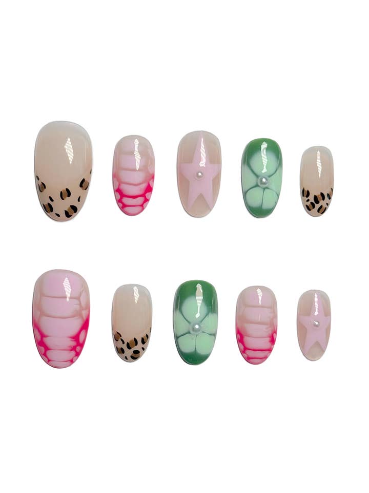 Olivia Mix and Match Nails for wholesale by Claws Instant Nails LLC