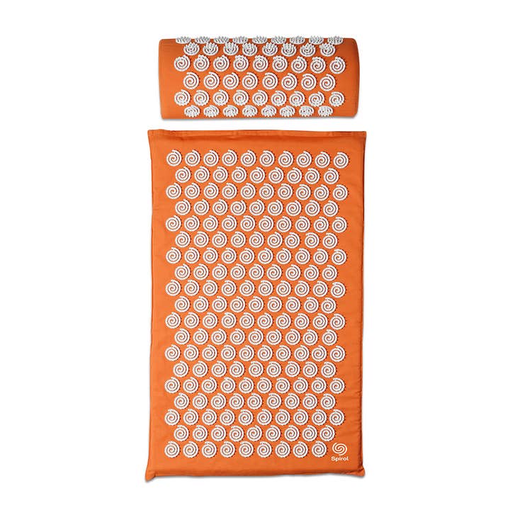 Spirol Acupressure Mat and Pillow Set for wholesale by Kanjo