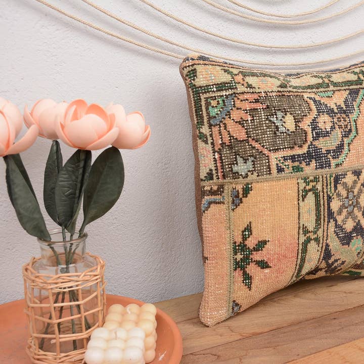 Kilim Pillow Decors - Wholesale Throw Pillow Cover - Vintage Kilim Boho Pillow Sham Cover 16x16 Home Decor0