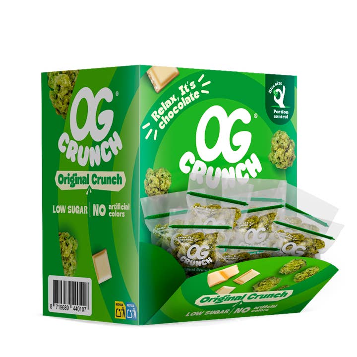 OG Crunch - Wholesale Chocolate - OG Crunch Chocolate CRUNCHBOX 36 x10g