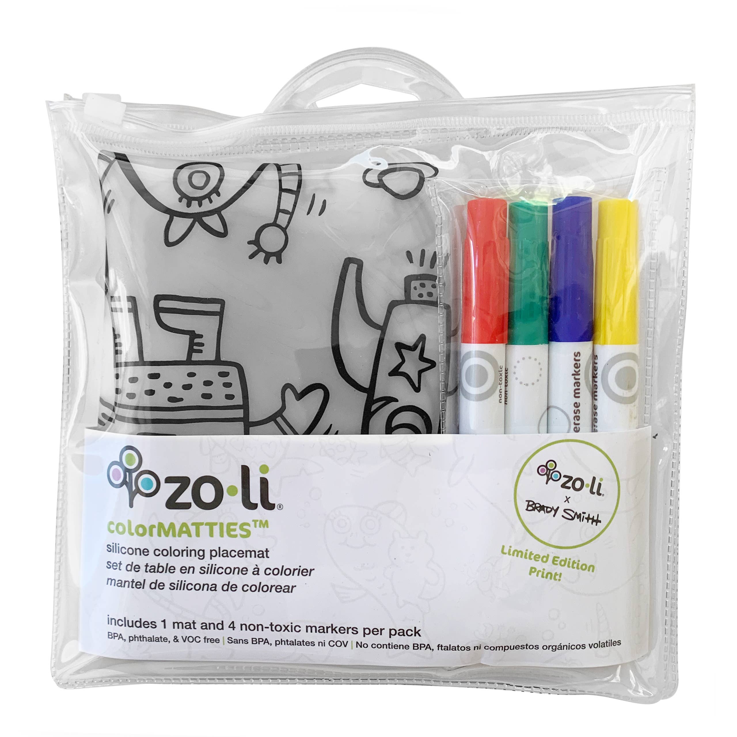 ZoLi - Wholesale Coloring Mat - Kids & Baby - colorMATTIES - Sea Fun + Space Fun Coloring Placemats4