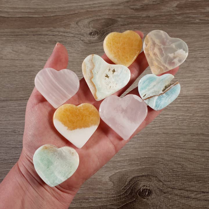 Keystone Crystals - Wholesale Spiritual Stone/Crystal - Heart-Shaped Gemstone Worry Stones – for Gift Shops3