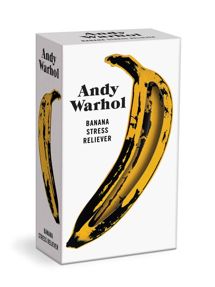 Warhol Banana Stress Reliever for wholesale by Chronicle Books