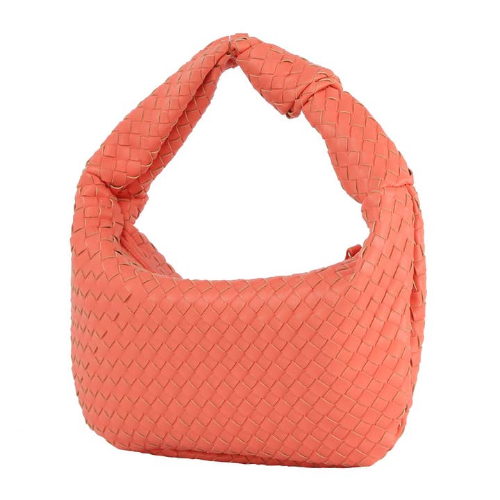 HR CORP – Bolsa de ombro – Mulher por atacado – Mala de Ombro Acolchoada com Alça de Nó para Mulher Ecostitch USA9