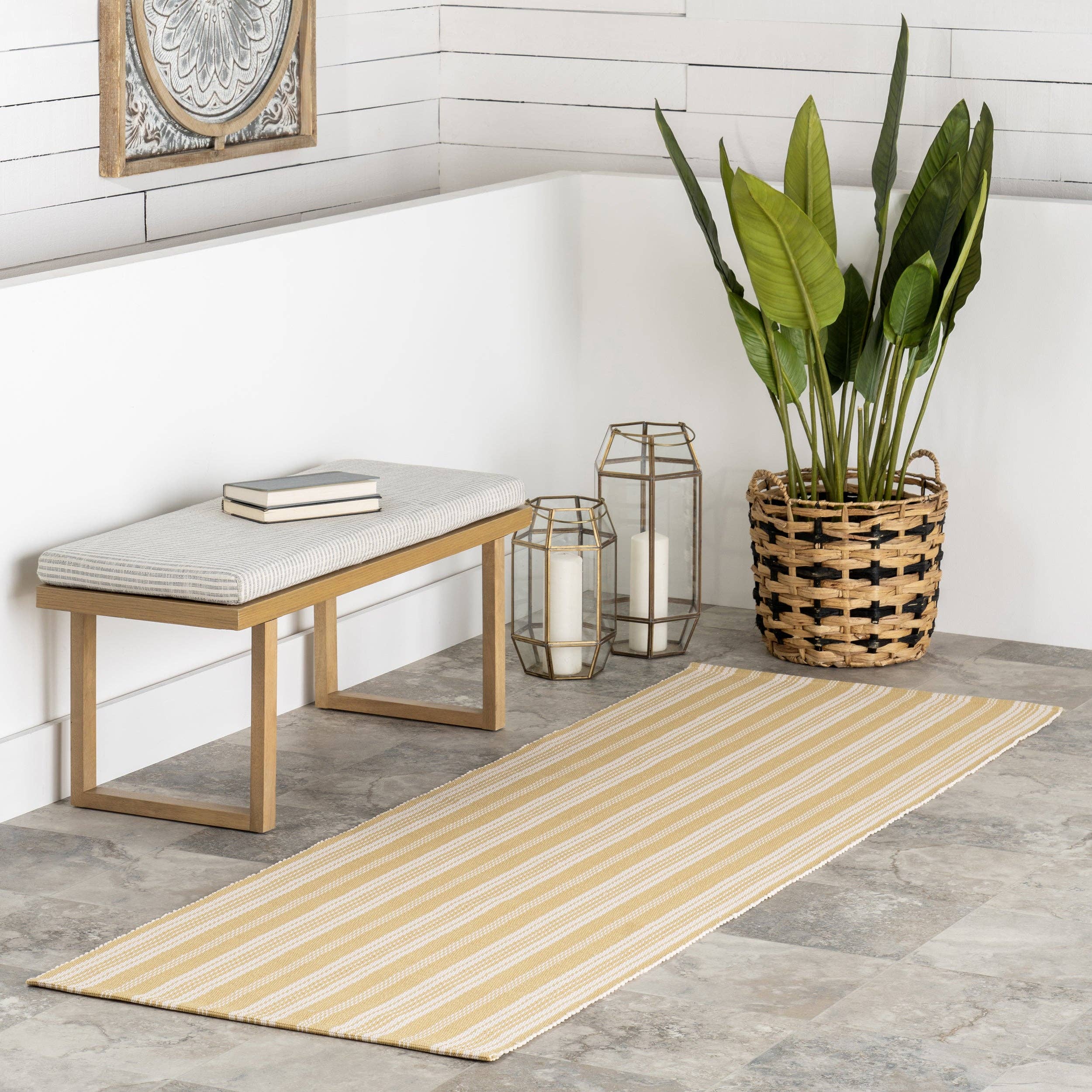 nuLOOM - Wholesale Area Rug - Home Conservatory Ticking Stripe Handwoven Indoor/Outdoor Area Rug9