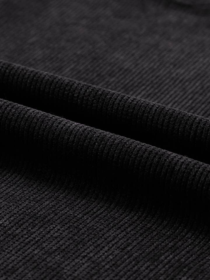 Suhkasana – wholesale Sweatshirt – Women's – Customizable Solid Ribbed Knit Round Neck Casual PulloverSweatshirt49