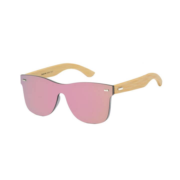 Luna Sunglasses - Wholesale Sunglasses – Unisex - Bamboo unisex sunglasses - LZ512-8SUP890056